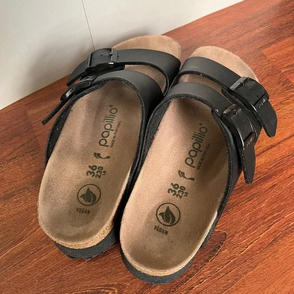 Birkenstock Papillio Arizona Vegan Platform Slide Sandals - Picture 4 of 6